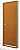 PORTA LISA MGM 215X74 MOGNO DIREITA - Imagem 1