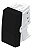 MODULO FAME HABITAT BLACK INTERRUPTOR SIMPLES 16A - Imagem 1