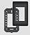 CONJUNTO FAME HABITAT BLACK PLACA 4X2 3 POSTO - Imagem 1