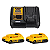 KIT 2 BATERIAS 2AH20V MAX COM CARREGADOR DEWALT - Imagem 1