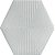 REVESTIMENTO CERAL HEXAGONAL CONNECT WHITE - Imagem 1