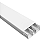 CANALETA PVC 40X16X2M DPL FC FAME COM DIVISÓRIA - Imagem 1