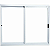 VITRO COR CRV 2F-1FX 120X100 VLS BRANCA CLASSIC - Imagem 1