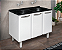 TANQUE ROMERO DUPLO 1,05X105 BRANCO - Imagem 1