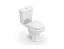 BACIA CELITE PARA CAIXA+ CAIXA 3/6 L FIT PLUS BRANCO - Imagem 1
