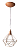 PENDENTE DIAMANTE ARAMADO COBRE - Imagem 1