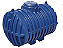 CISTERNA POLIETILENO INFIBRA 5000L AZUL - Imagem 1