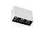 SPOT LED SOBREPOR LUZ PONT 6W 2700K TASCHIBRA  BRANCO\PRETO - Imagem 1