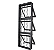 VITRO MAXI CRV VERTICAL COM GRADE ELO 150X50X12 - Imagem 1