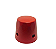 PESO MODELO CLOCK PLASTICO ANFAR  VERMELHO - Imagem 1