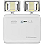 LUMINARIA EMERGÊNCIA 2 FAROL LED 2200LU SE - Imagem 1