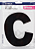 LETRA RESIDENCIAL ATLAS ACM PR 12CM “C” - Imagem 1