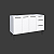 GABINETE COZIMAX COZINHA JUPITER BRANCO 1446M - Imagem 1