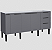 GABINETE COZIMAX COZINHA JUPITER CINZA 1535M - Imagem 1