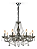 KIT LUSTRE CL. CROMO FUME 8 LUZ E14 127V - Imagem 1
