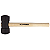 MARTELO BORRACHA 60MM PRETO MOMFORT - Imagem 1