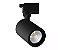 SPOT TRILHO 10W LUZ BRANCA FRIA PRETO ROHS CE - Imagem 1