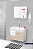 GABINETE BANHEIRO FIMAP QUALITY 0.70CM BRANCO/MAPLE - Imagem 1