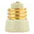 PORTA LÂMPADA E40 PORCELANA LISO C25 FOXLUX - Imagem 1