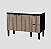 GABINETE COZIMAX MAD COLIBRI PRETO/TAMARINDO 1141MM - Imagem 1