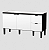 GABINETE COZIMAX MAD COLIBRI PRETO/BRANCO 1441MM - Imagem 1