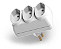 PINO ADAPTADOR BIPOLAR COM 3 SAÍDAS BRANCO FORLUX - Imagem 1