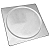 TAMPA CEGA INOX 15X15CM FLVX HIDRO - Imagem 1