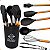 CONJUNTO 7 PEÇAS UTENSÍLIOS COZINHA ANTI ADERENTE MASTER BLACK - Imagem 1
