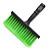 BROXA RETANGULAR 18X7.5CM COM CABO PRETO\VERDE COMPEL - Imagem 1