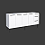 GABINETE COZIMAX COZINHA JUPITER BRANCO 1740M PIA180 - Imagem 1