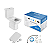 KIT ICASA BACIA ACOPLADA +KIT MISTI BRANCA - Imagem 1