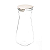 JARRA DECANTER TENDENZA 1,2LTS BRANCO - Imagem 1