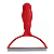 RODO DE PIA PLÁSTICO KEITA VERMELHO - Imagem 1