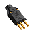 PLUG MACHO 2PET 20A PRETO FAME - Imagem 1