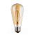 LÂMPADA LED BULBO FILAMENTO ST64 4W AMBAR GALAX - Imagem 1