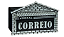 CAIXA CORREIO OURO MURO/GRADE COLONIAL FERRO - Imagem 1