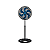 VENTILADOR OSCILANTE PEDESTAL TURBO 6P 50CM AZUL 127V - Imagem 1