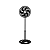 VENTILADOR OSCILANTE PEDESTAL TURBO 6P 50CM PR 127V - Imagem 1
