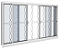 VITRO VITROLAR 4 FOLHAS 150X100X12 ELO BRANCO - Imagem 1