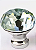 PUXADOR CRISTAL SHINE 30MM BASE CROMADA - Imagem 1