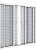 PORTA VITROLAR BALC  CORRER CLASS 2M BRANCO - Imagem 1