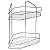 CANTONEIRA DUPLA CROMADO WKIT INOX - Imagem 1