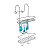 PORTA SHAMPOO DUPLO PARA BOX WKIT - Imagem 1