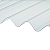TELHA FIBRA VIDRO INCOLOR 305X1.10X0.8MM - Imagem 1