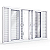 VENEZIANA LUCASA FLEX COM GRADE QUADRADA 100X200X15,5 - Imagem 1