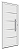 PORTA VITROLAR PIVOTANTE COM FRISO 100X210X6 BRANCA - Imagem 1