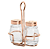 CONJUNTO SALEIRO E PIMENTEIRO ROSE GOLD 87111 - Imagem 1
