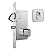 FECHADURA STAM 950 ROSETA QUADRADA INOX - Imagem 1
