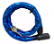 TRAVA PARA MOTO TETRA MODELO ARTICULADO 1M AZUL - Imagem 1