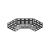 CURVA HORIZONTAL 90 PTU 200X75MM - Imagem 1